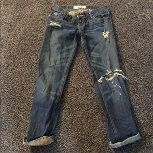 Hollister ripped jeans